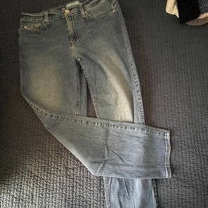 7 for all mankind ladies size 31 jeans kipper crop Blair denim. High stretch